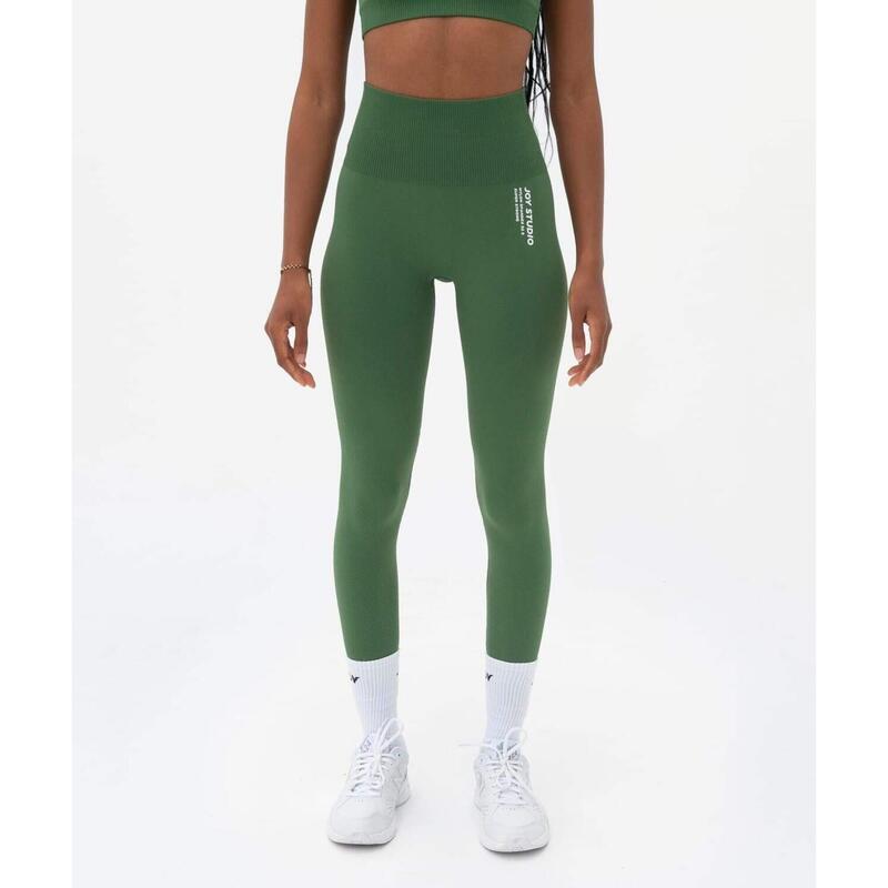 Leggings de Fitness Cintura Subida Mulher Super Strong - Verde