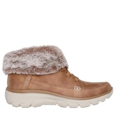 Comodo Botin Mujer Skechers Slip-ins Easy Going - Chili Standards Tan