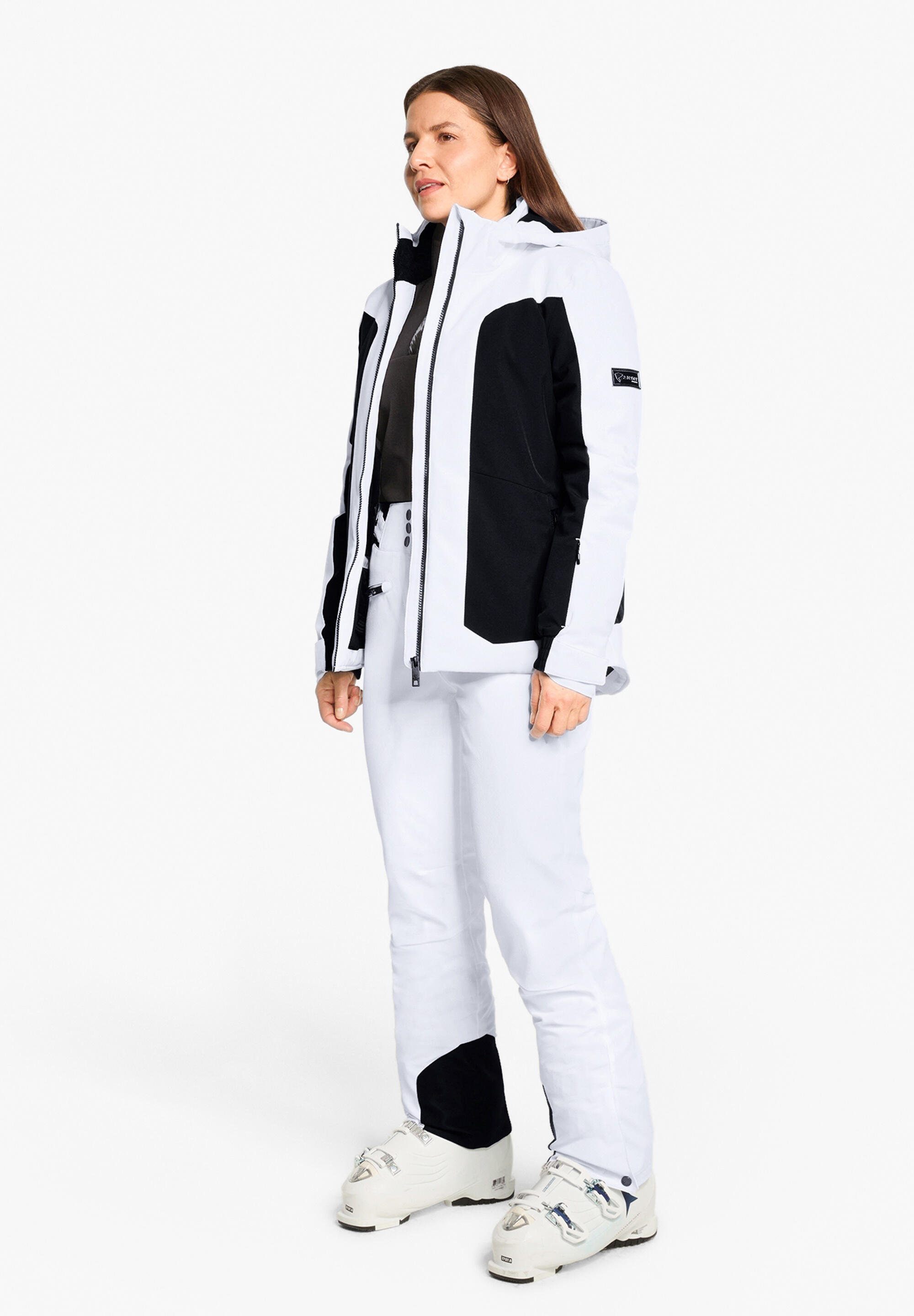 Lange Skihose TILLA-Z weiß 4/5