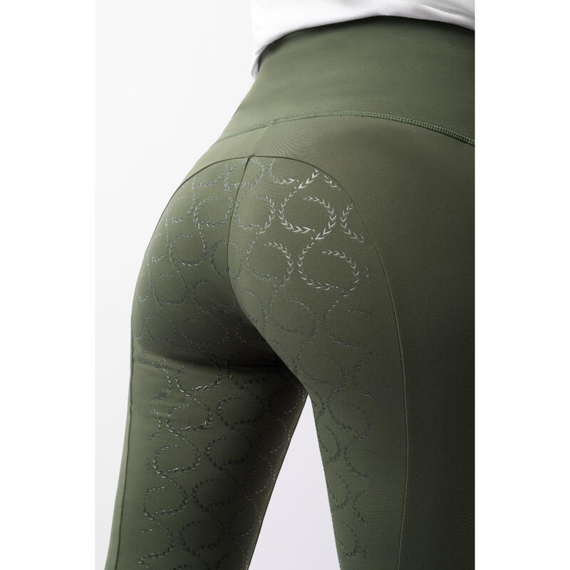 Legging echitație Horze Gillian cu prindere totală
