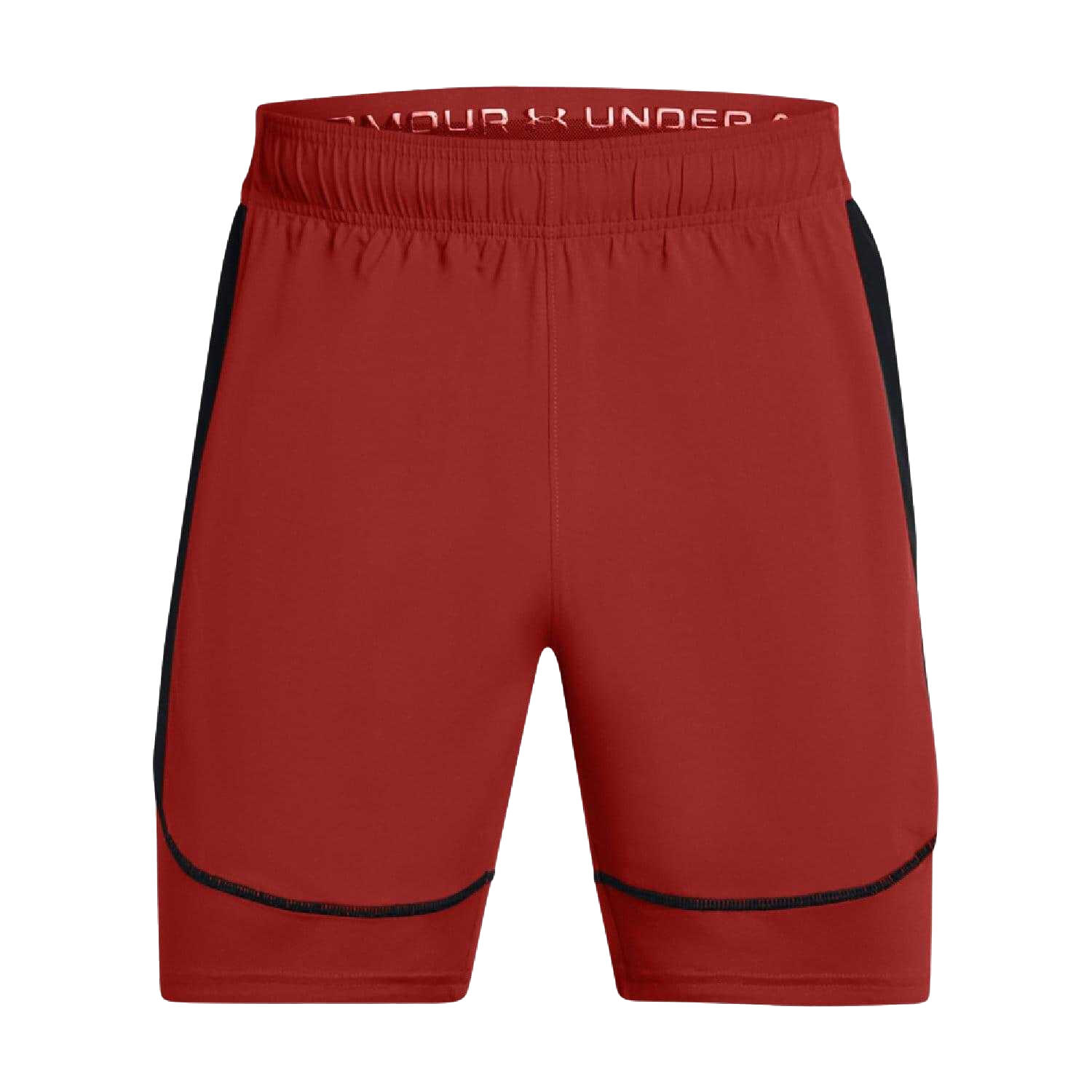 UNDER ARMOUR Mens Challenger Pro Training Shorts (Orange)