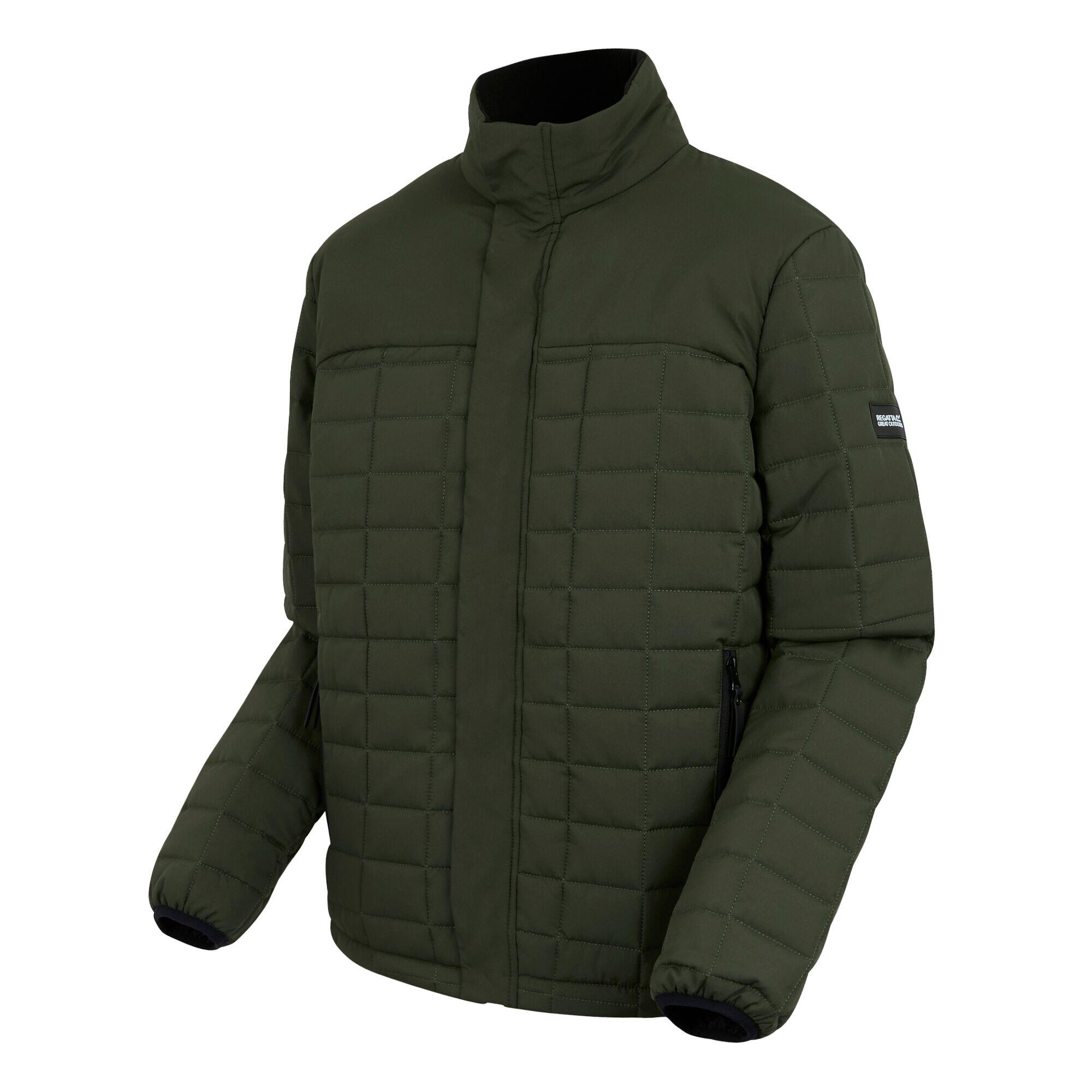Veste Matelassée HAIRE Femme (Kaki Foncé / Noir) 3/5