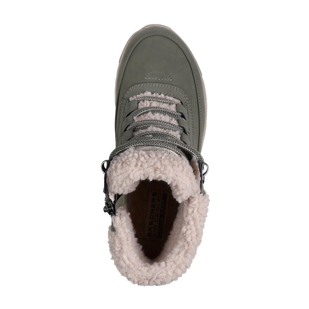 CONFORTABLE Y Calido BUTIN FEMME Skechers On-the-go Stellar Alpine KAKI 4/5