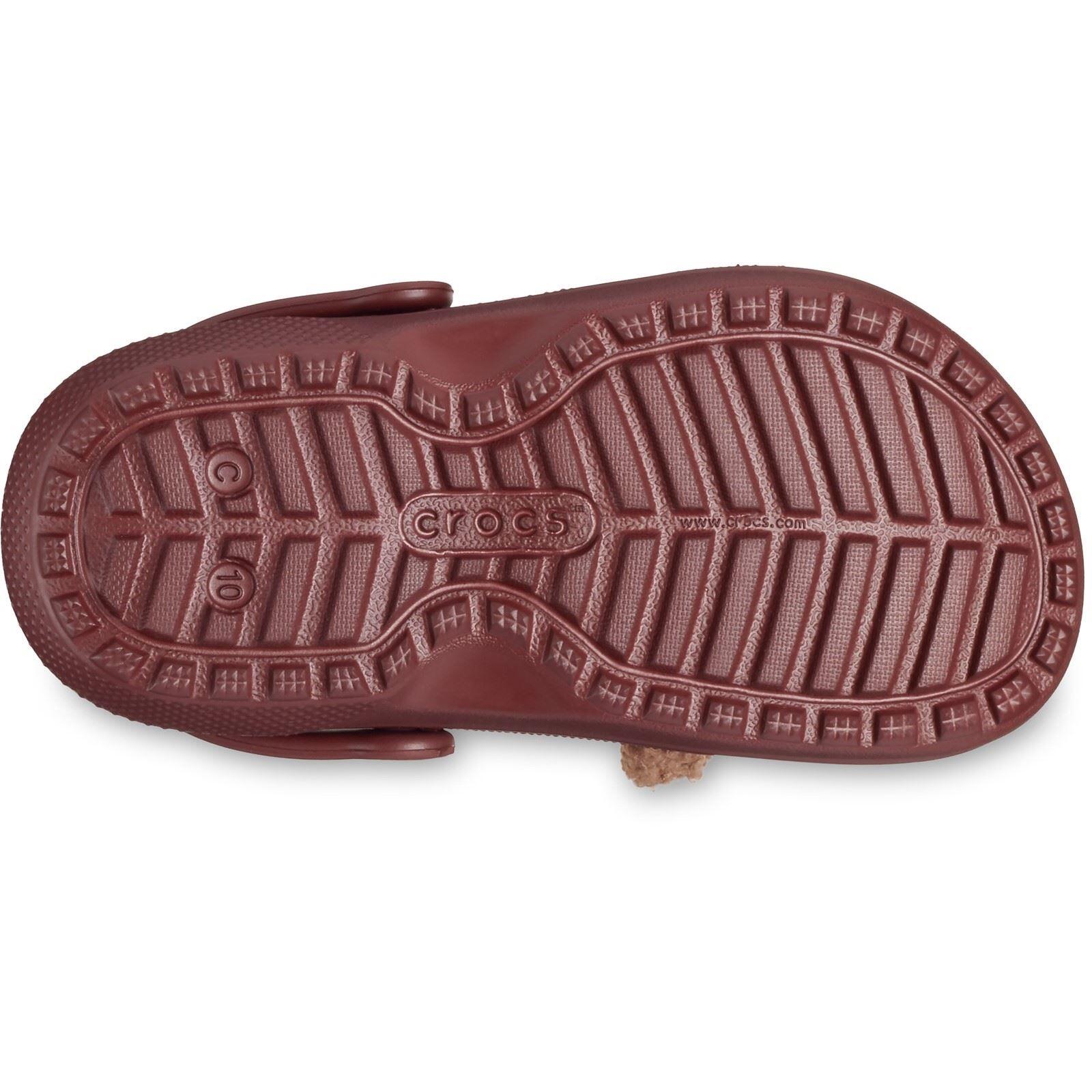 Crocs Toddler Classic Lined Thermoplastic Unisex Kids's Bear Clogs 1/1