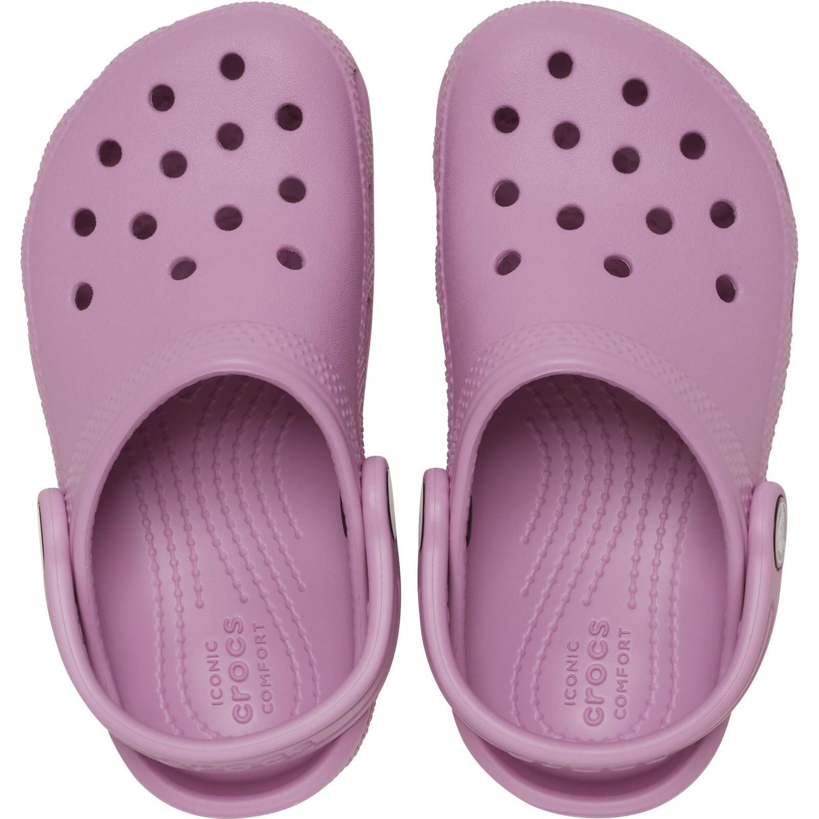 Crocs Toddler Classic Clog Thermoplastic Unisex Kids's Hydrangea Loafers 5/6