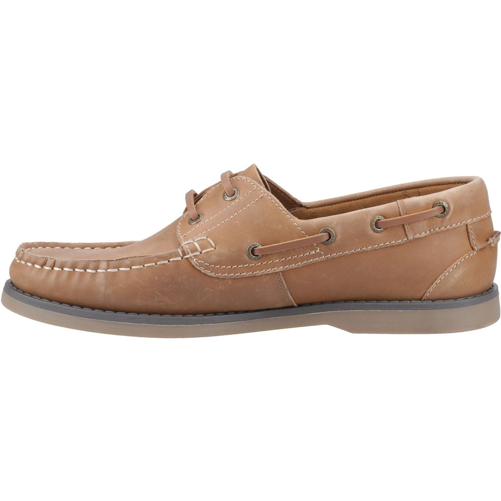Mocassins Hush Puppies Wilson Pour Homme - Cuir Souple, Semelle TPR Confortable - 10