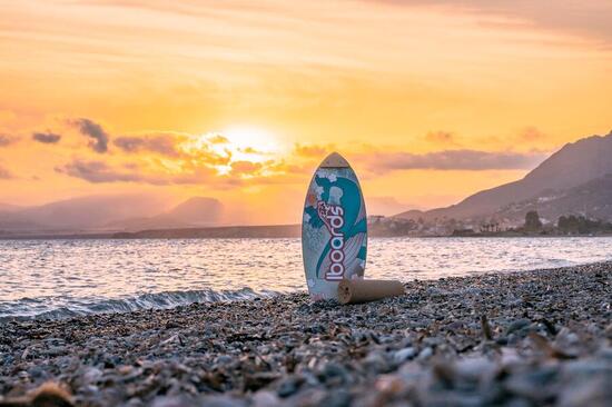 Balance Board IBOARDS Kijura No Uta – Surf Trainer mit Korkrolle