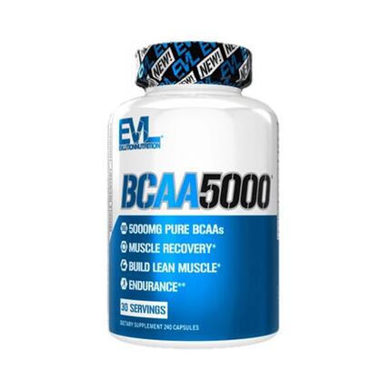 EVL Nutrition BCAA 5000 Caps (240) Standard - Acides aminés - BCAA