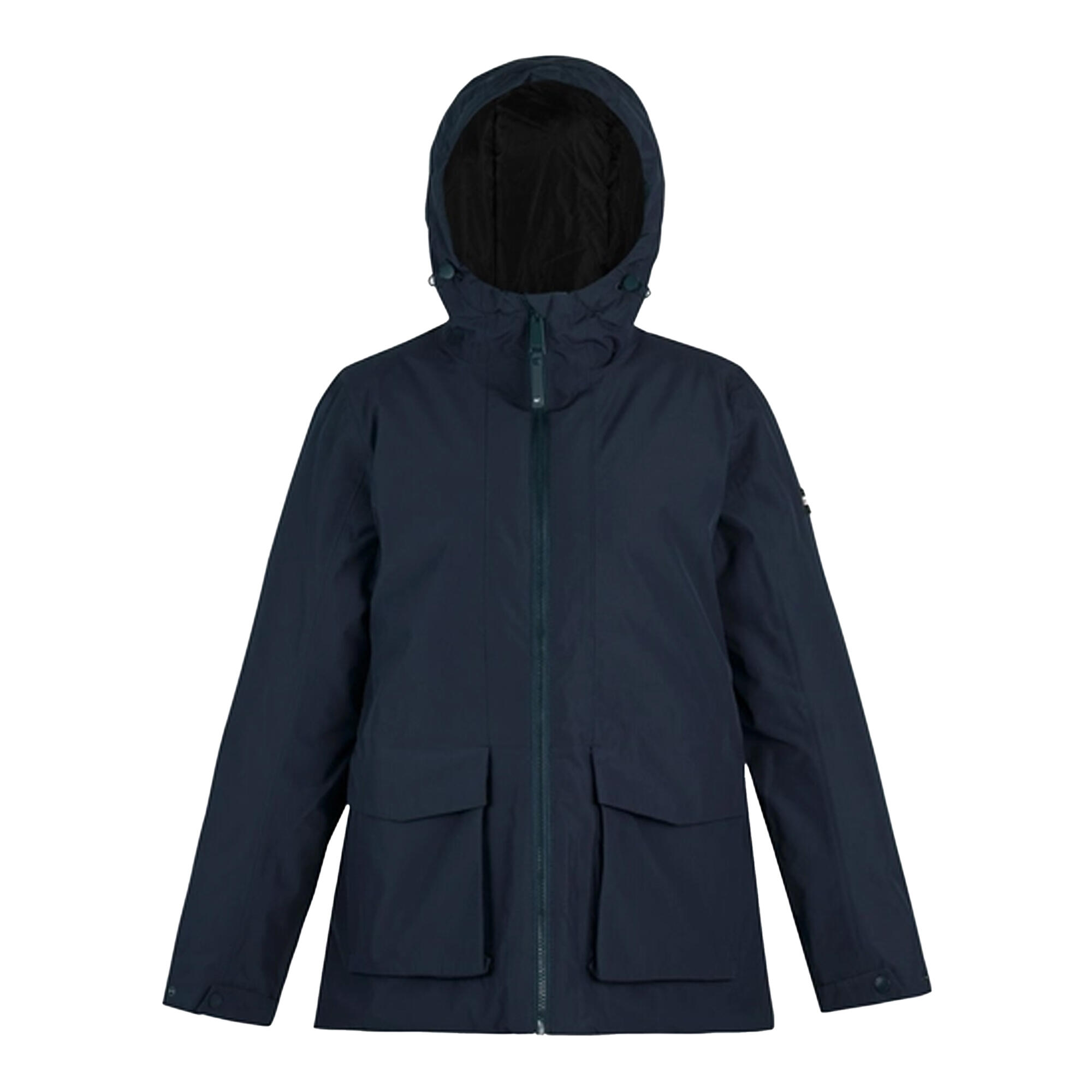 REGATTA Womens/Ladies Melane Insulated Waterproof Jacket (Navy/Black)
