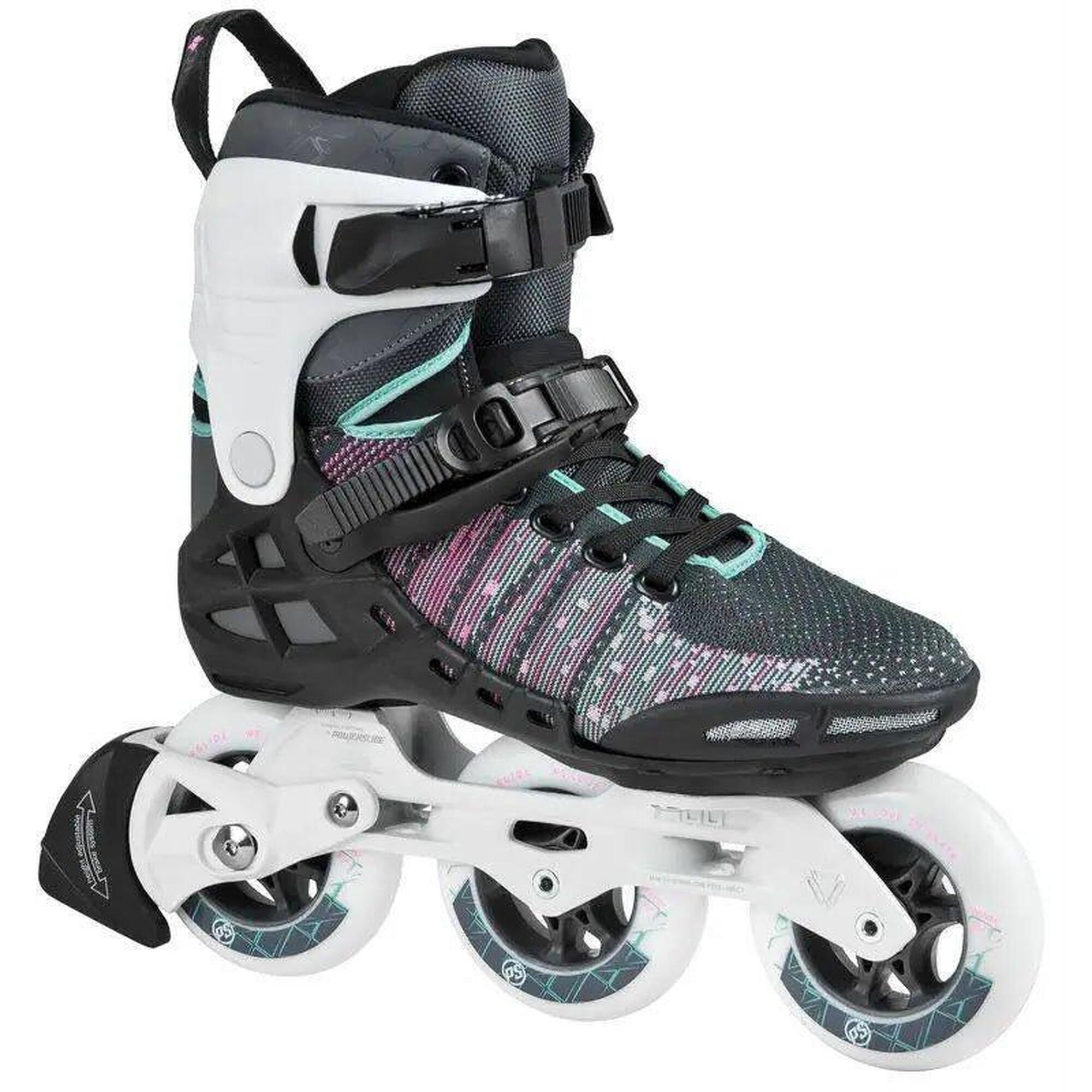 Powerslide - Phuzion Xenon Trinity Rollers En Ligne Femme - Rollers En Ligne - Blanc - 41 - Decathlon