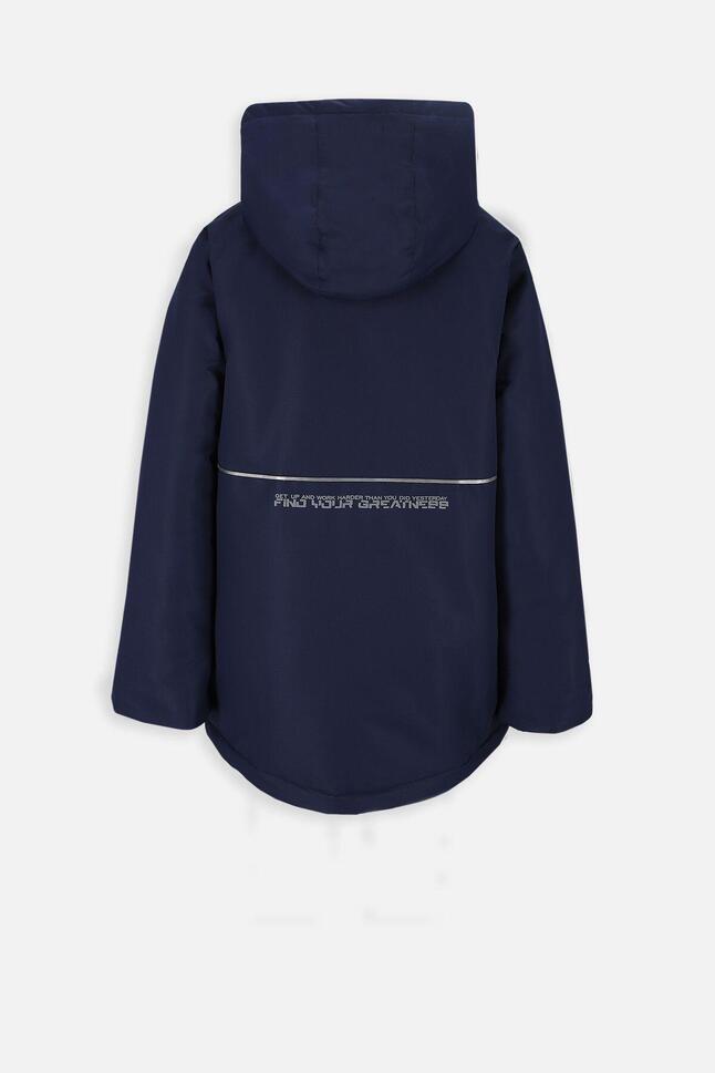 Kurtka turystyczna chłopięca Lemon Explore ZL3 granatowa