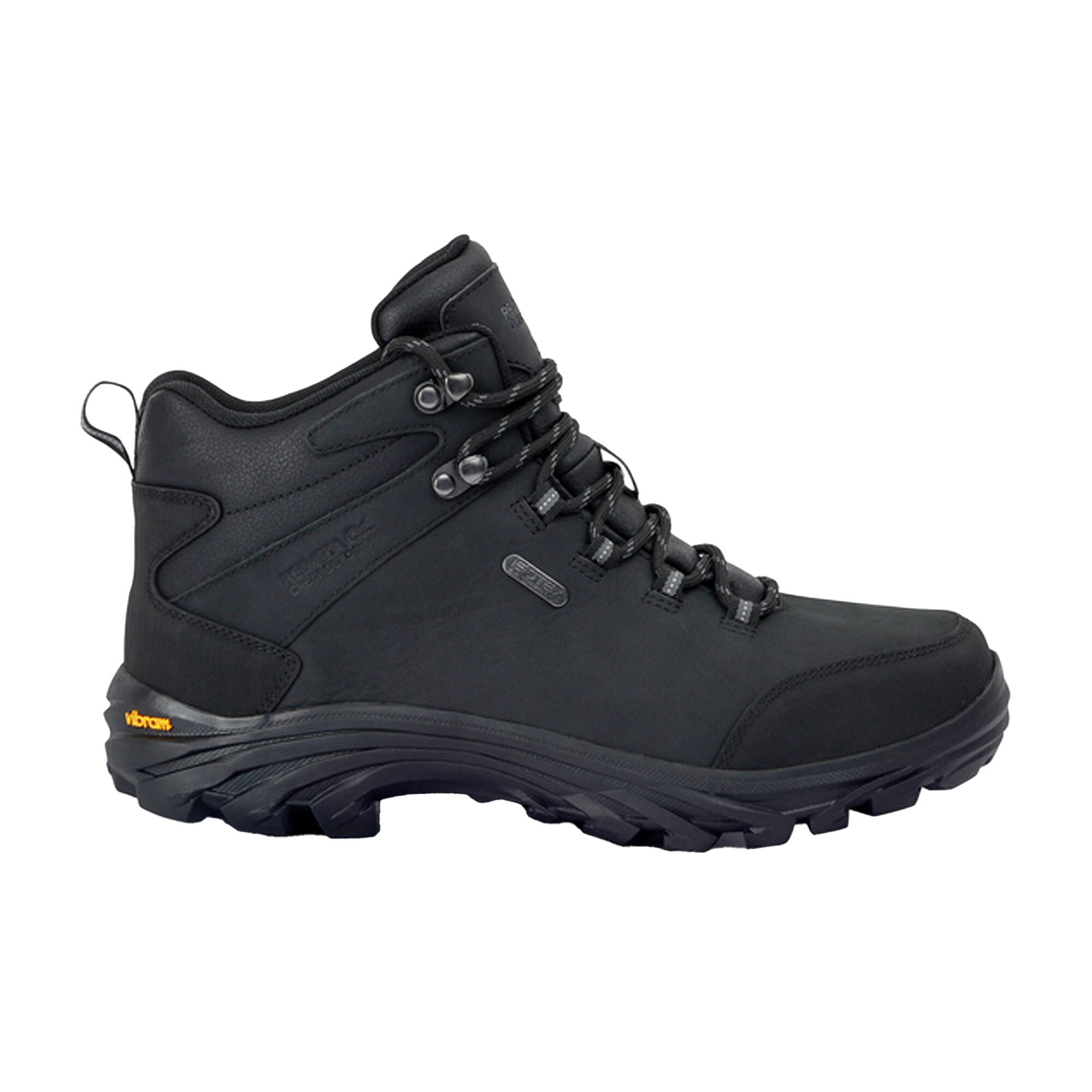 Chaussures Montantes De Randonnée BURRELL Homme (Noir) 2/4