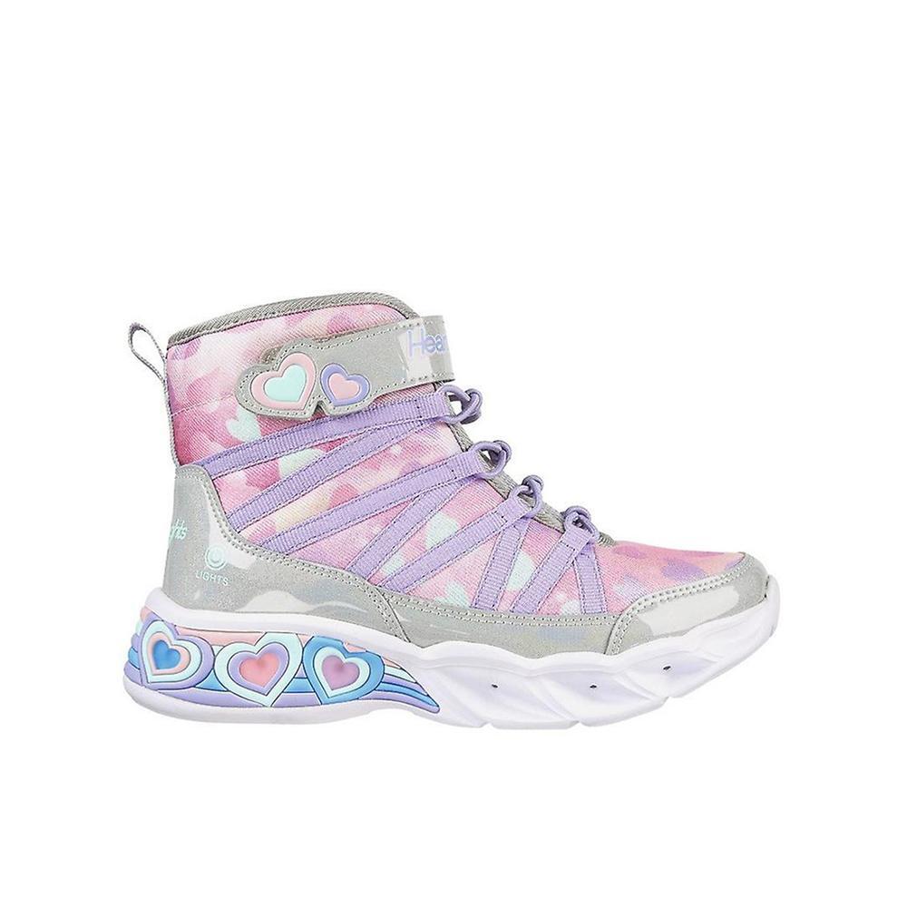 Botas de tornozelo multicoloridas Skechers Boy's Sweetheart Lights 1/4