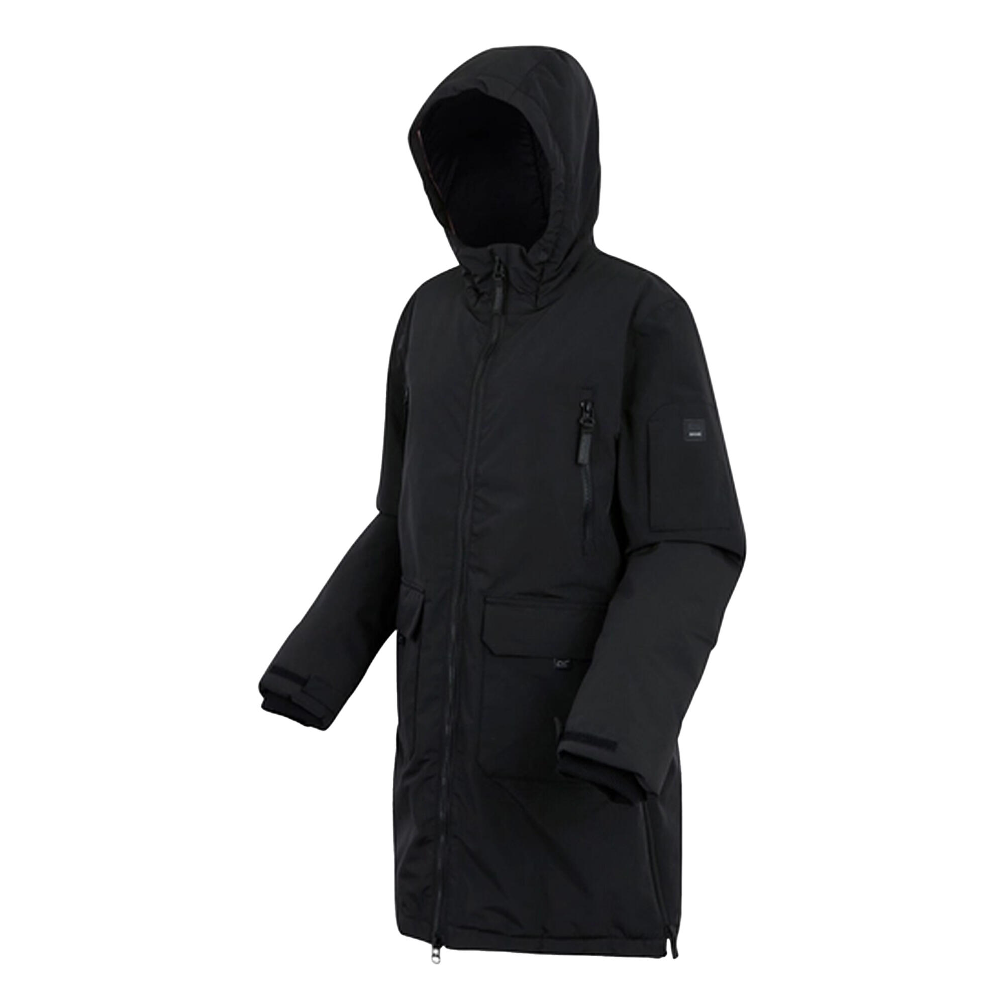 Chaqueta Impermeable Gwynn para Mujer Negro 3/5
