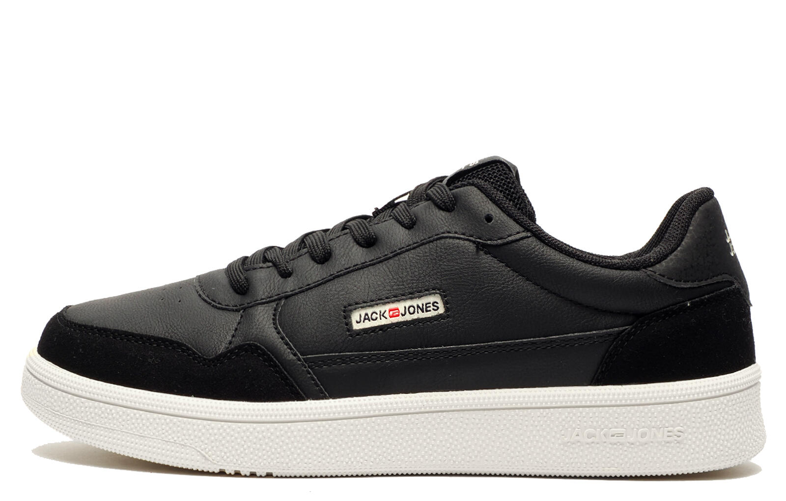 Jack & Jones Bounce Mens Mid-Top Trainers - Black 1/5