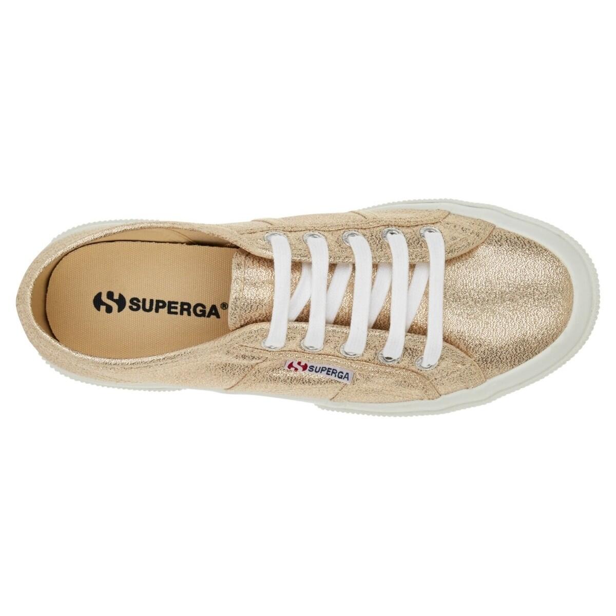 Superga 2750 Lamew Superga Gold Lame Superga 2750 Lamew Trainer