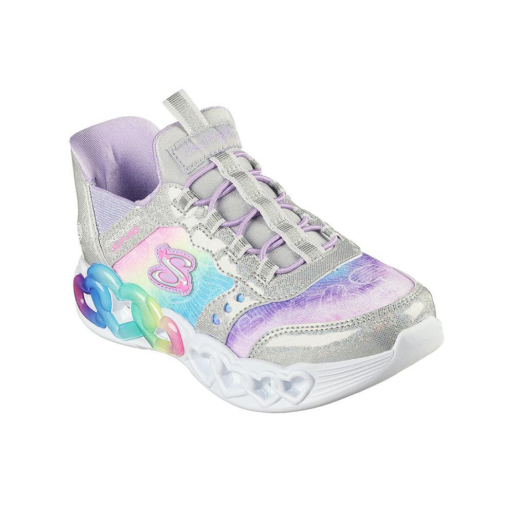 Zapatillas Skechers Niña Infinite Heart Lights Grises 2/5