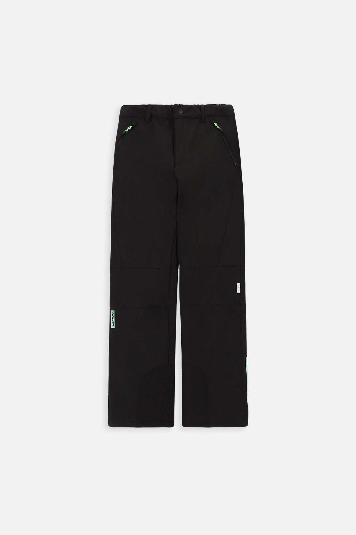 LEMON EXPLORE Jungen Softshellhose Wanderhose ZL3 schwarz