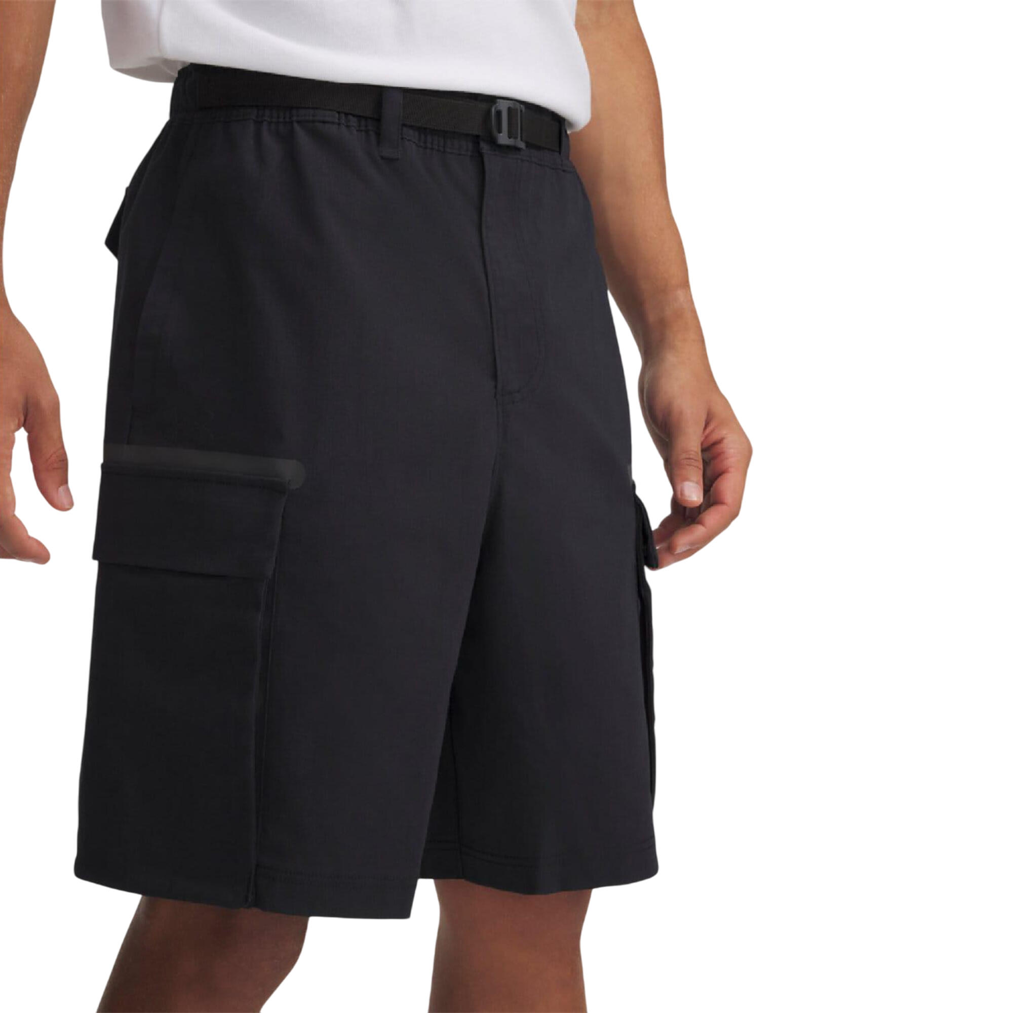 Pantaloncini Uomo Under Armour Unstoppable Utility Nero 3/4