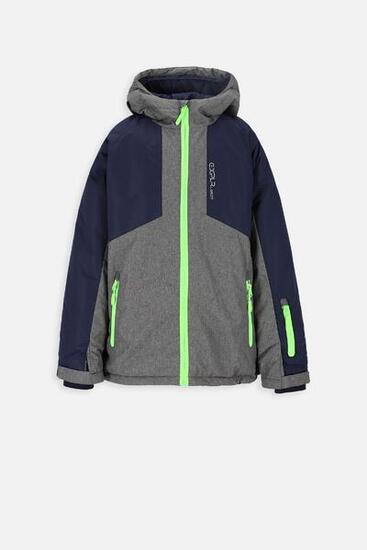 Kurtka narciarska chłopięca snowboard Lemon Explore ZL3 szara