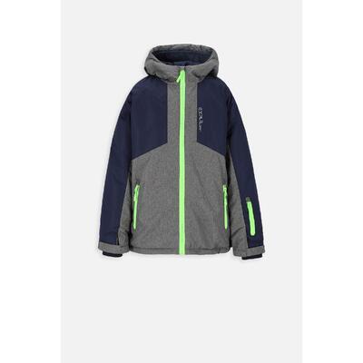Kurtka narciarska chłopięca snowboard Lemon Explore ZL3 szara