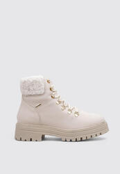 Imac 857508 Bottes femme beige cuir imperméables