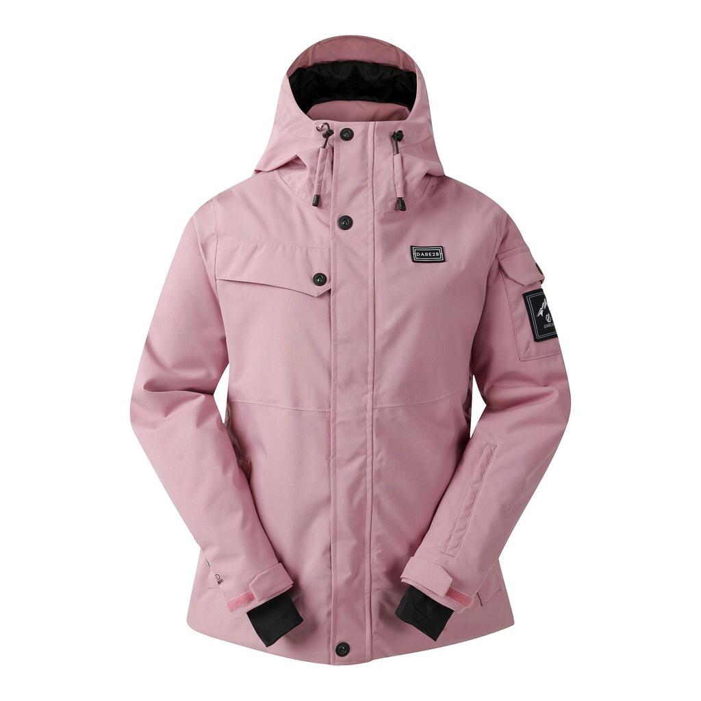 Womens/Ladies Ski Life Dash Print Ski Jacket (Lilas)