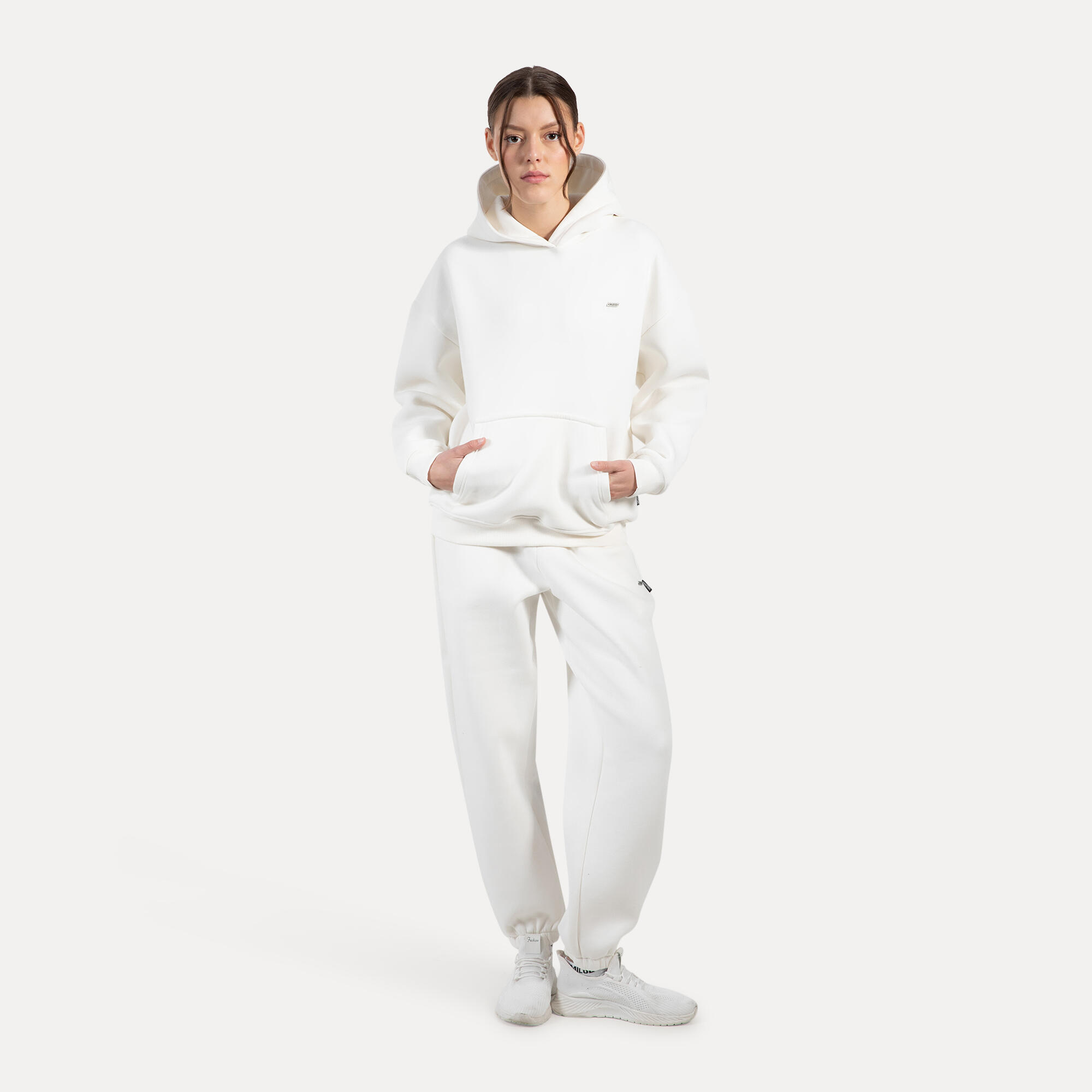 Damen Jogginghose Lyanna Creme 3/5