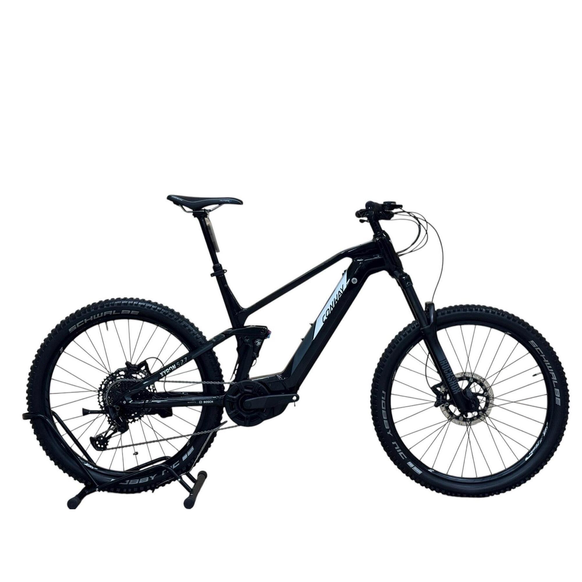 Conway - Reconditionné -  Vtt Électrique Conway Xyron S 2.7 - Comme Neuf - Vélo Tout Terrain - Gris|noir - 48 Xl - Decathlon