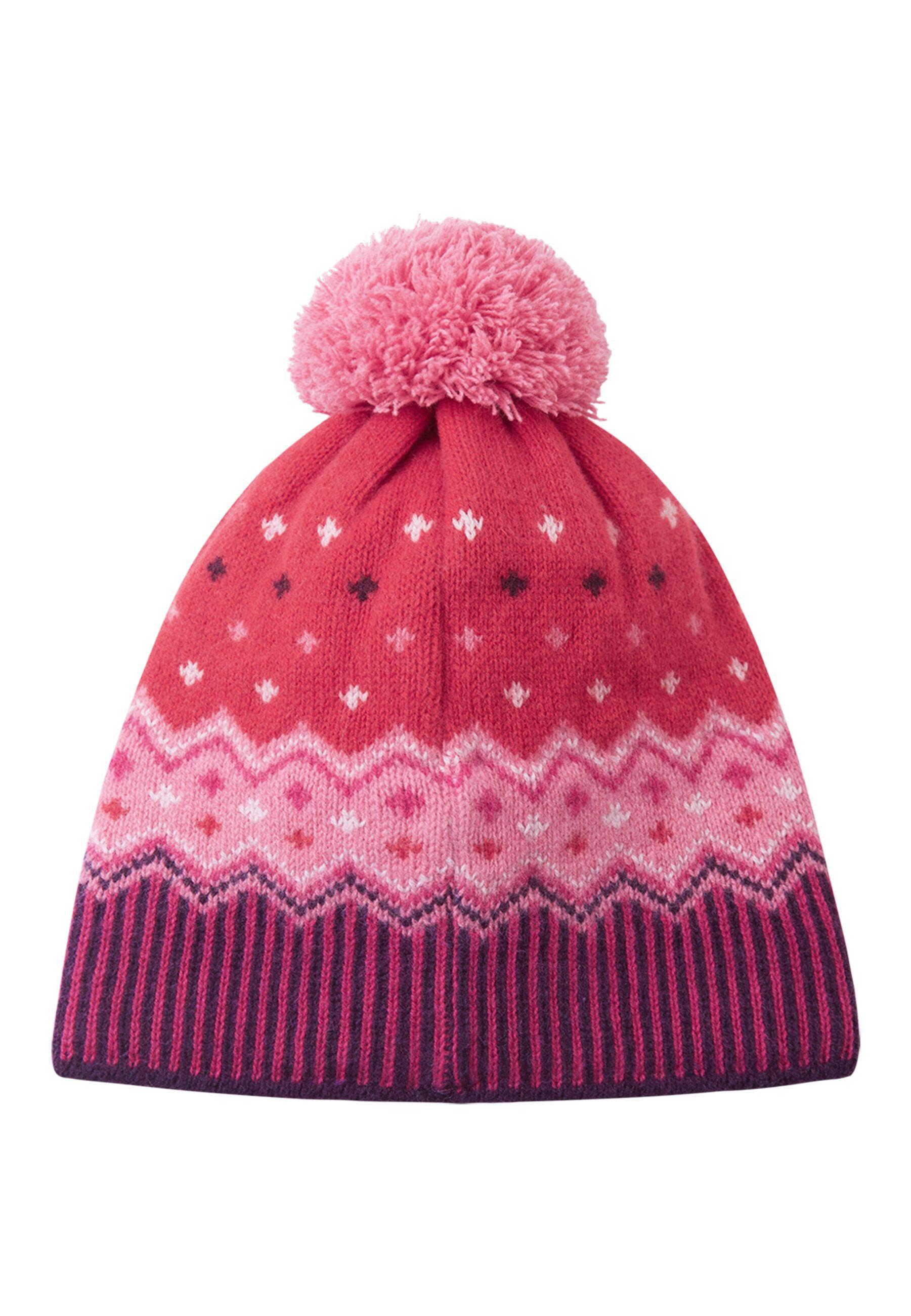 Cappello invernale per bambini Reima Pohjoinen viola profondo 3/6