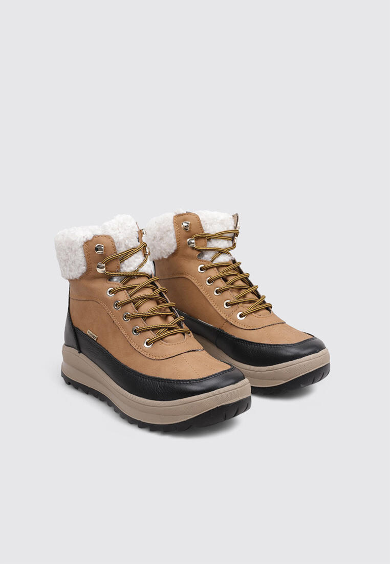 Bottes Imac 858998 femme, cuir imperméable, talon 4 cm 2/4