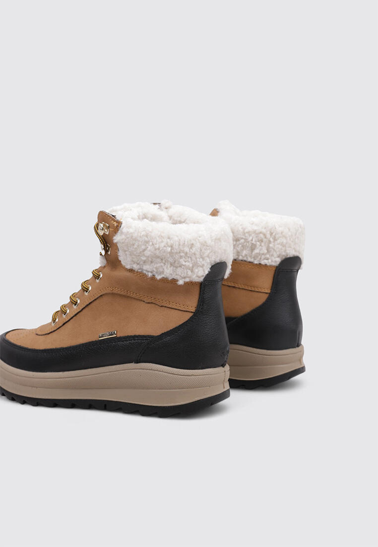 Bottes Imac 858998 femme, cuir imperméable, talon 4 cm 4/4