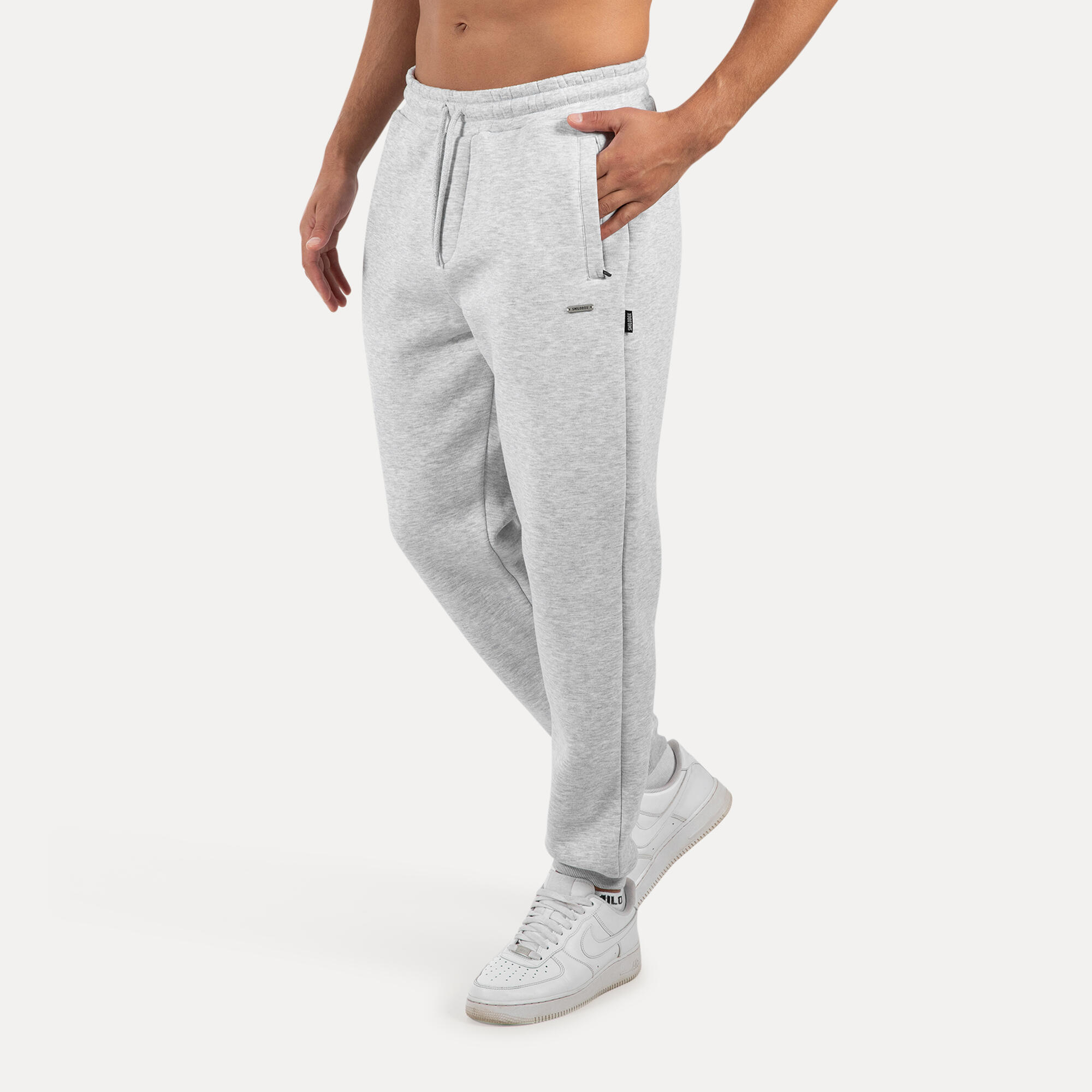 Herren Jogginghose Ilyas Grau Melange 2/5
