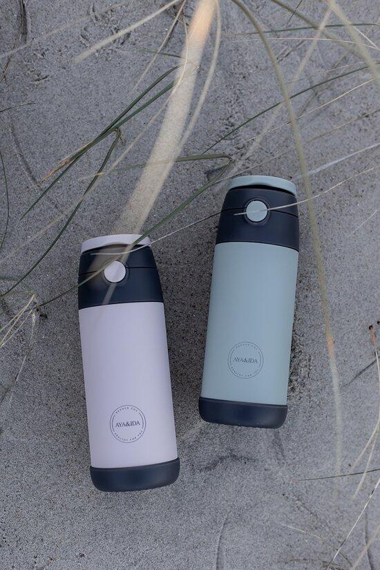 Thermobeker met rietje 885ml Mint Green 6/6