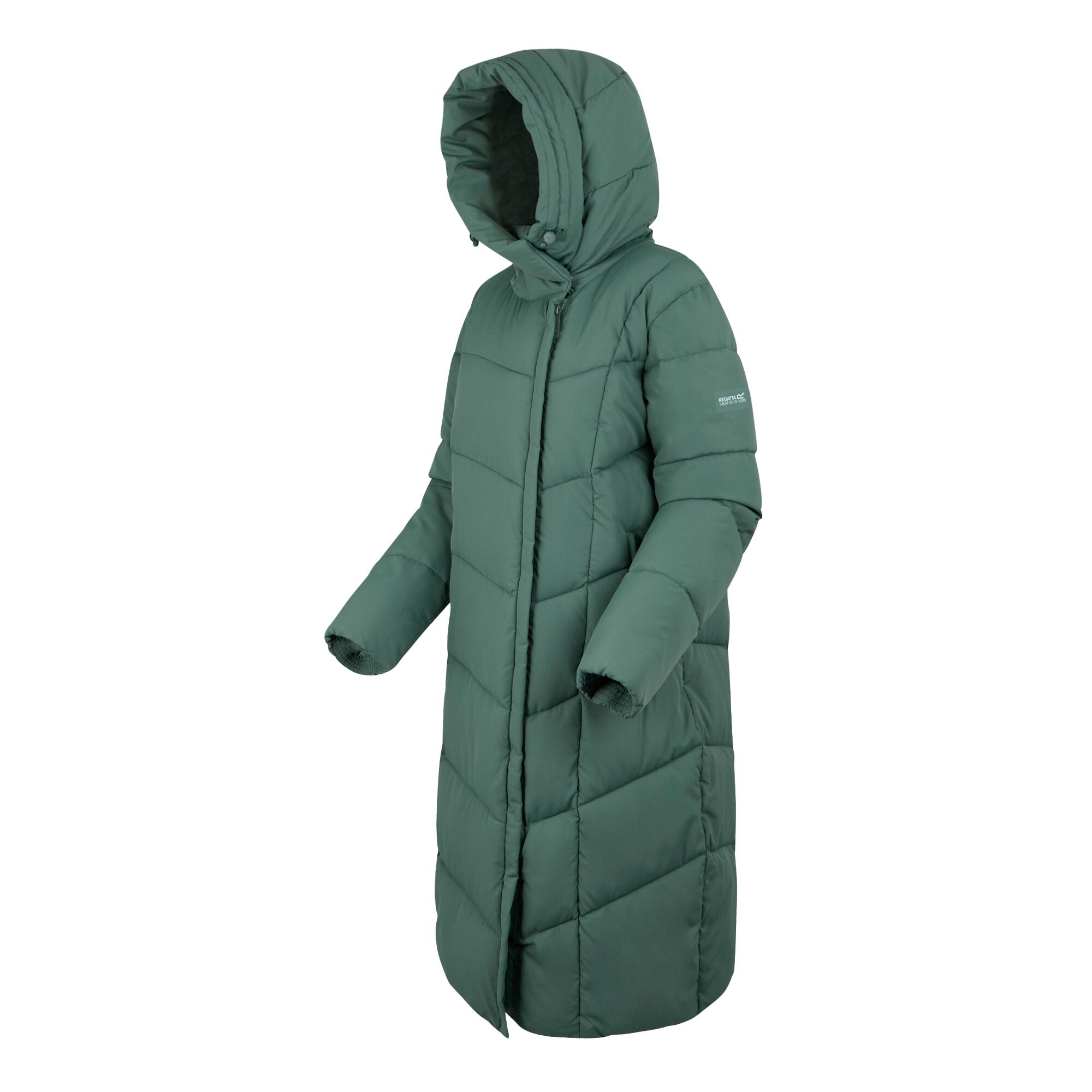 Veste Motif/style Matelassé NURIE Femme (Vert Sombre) 3/4
