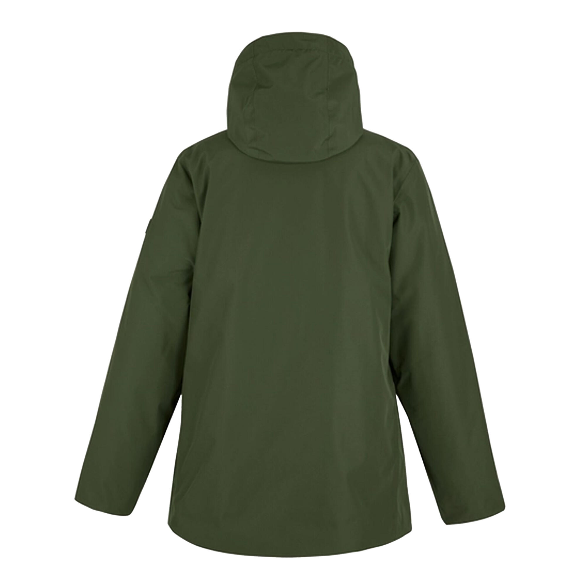 Veste Imperméable MELANE Femme (Kaki Foncé / Noir) 2/5