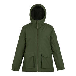 Veste Imperméable MELANE Femme (Kaki Foncé / Noir)