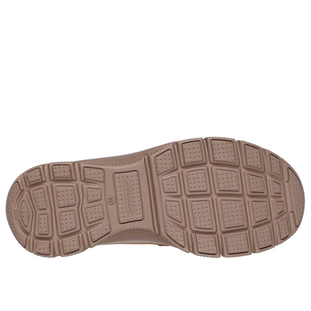 Comodo Y Calido Botin Mujer Skechers Easy Going - Cool Zip Piel Marron 3/5