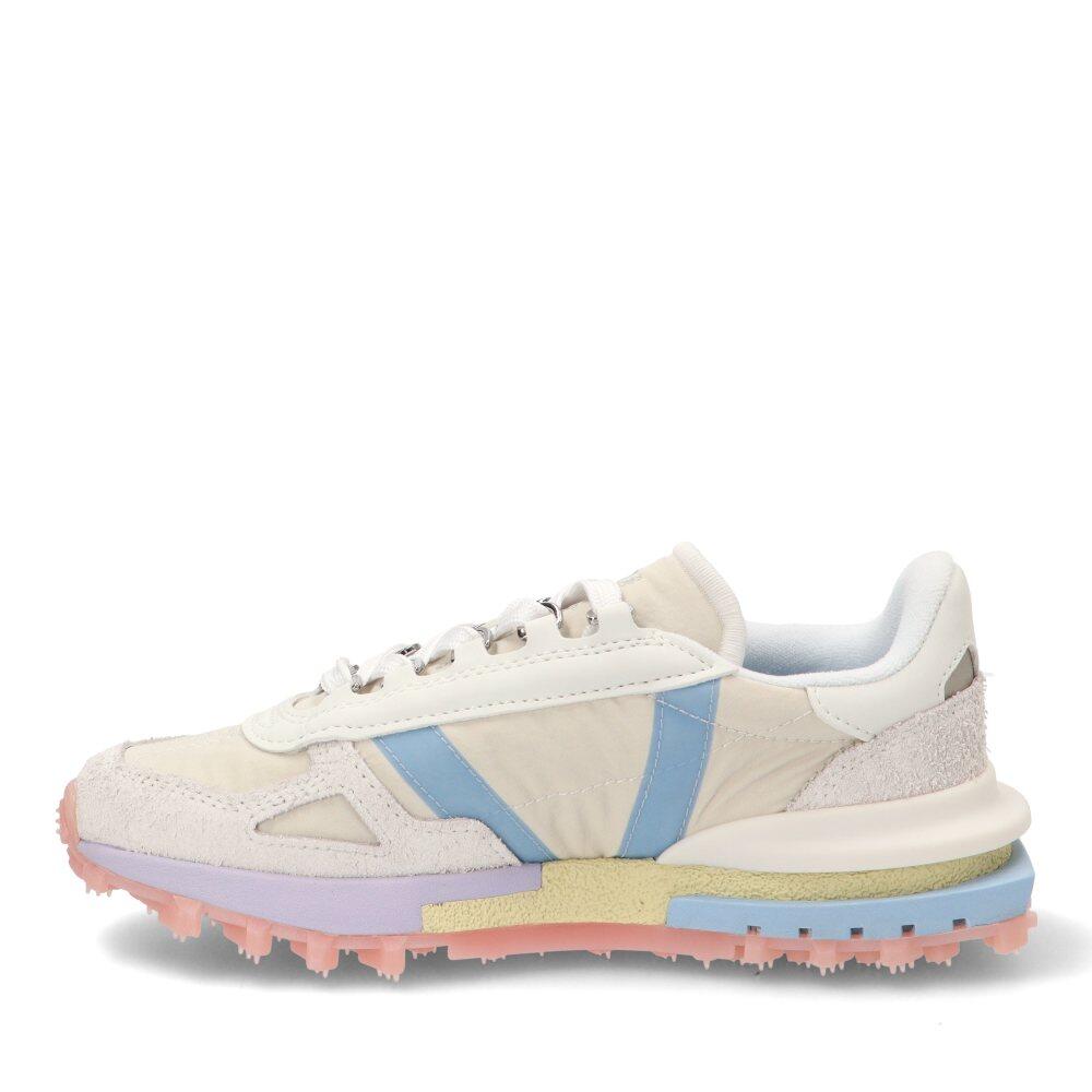 Deportivas Casual Mujer Suela Plana - Modelo 50sfa0074 Azul 3/6