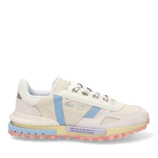 Baskets plateforme Lacoste - Femme - ELITE ACTIVE - Gris