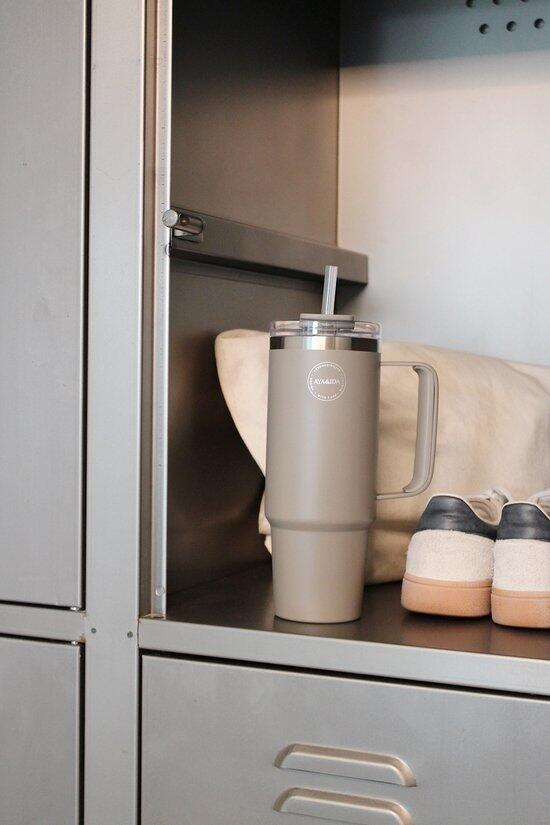 Thermocup avec paille 885ml Driftwood 4/5