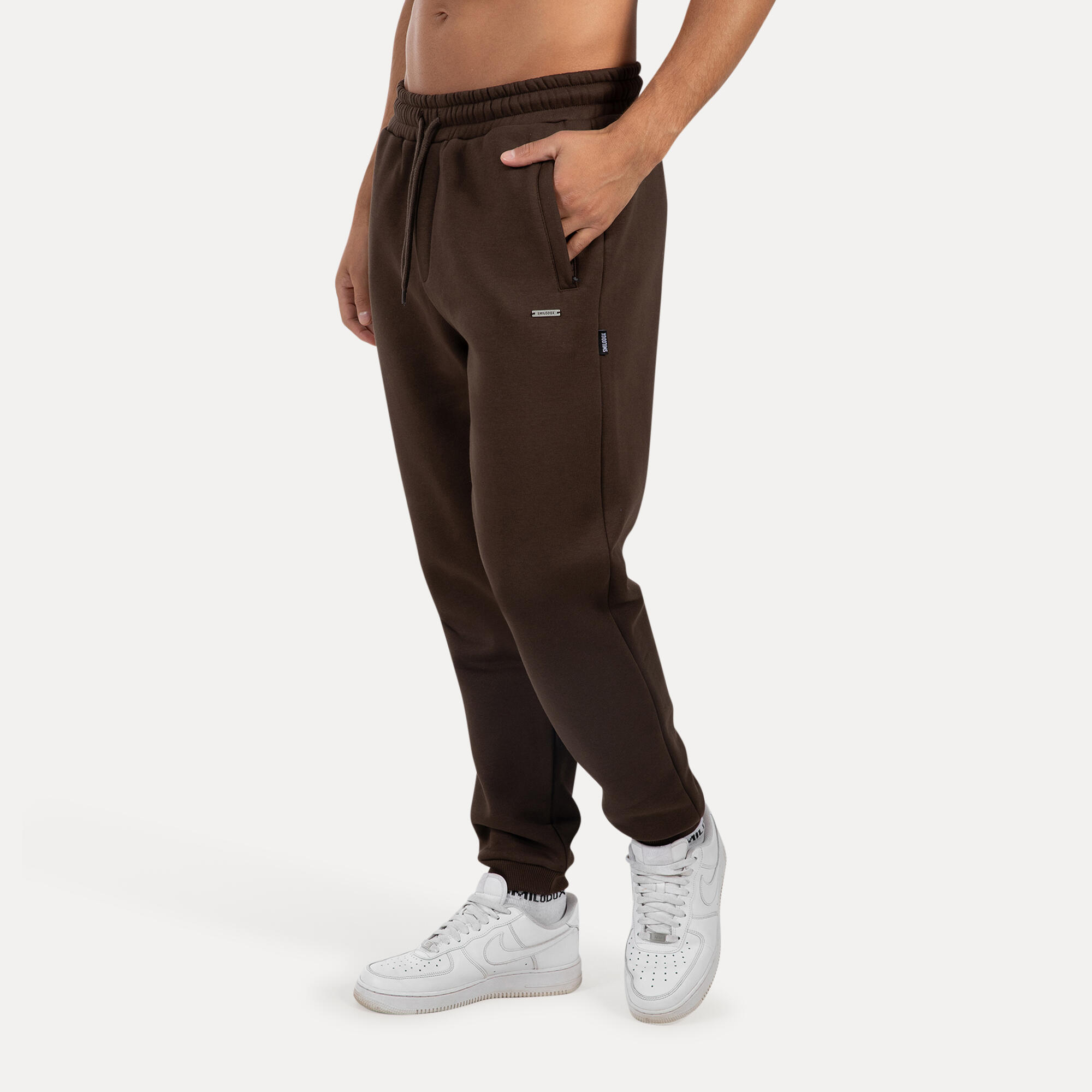 Herren Jogginghose Ilyas Braun 2/5
