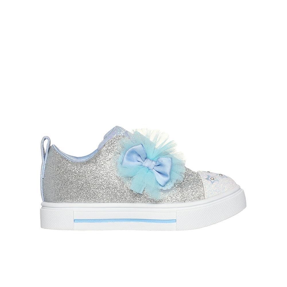 Os Sapatos do Filho Skechers brilham e faíscas iridescentes 1/4