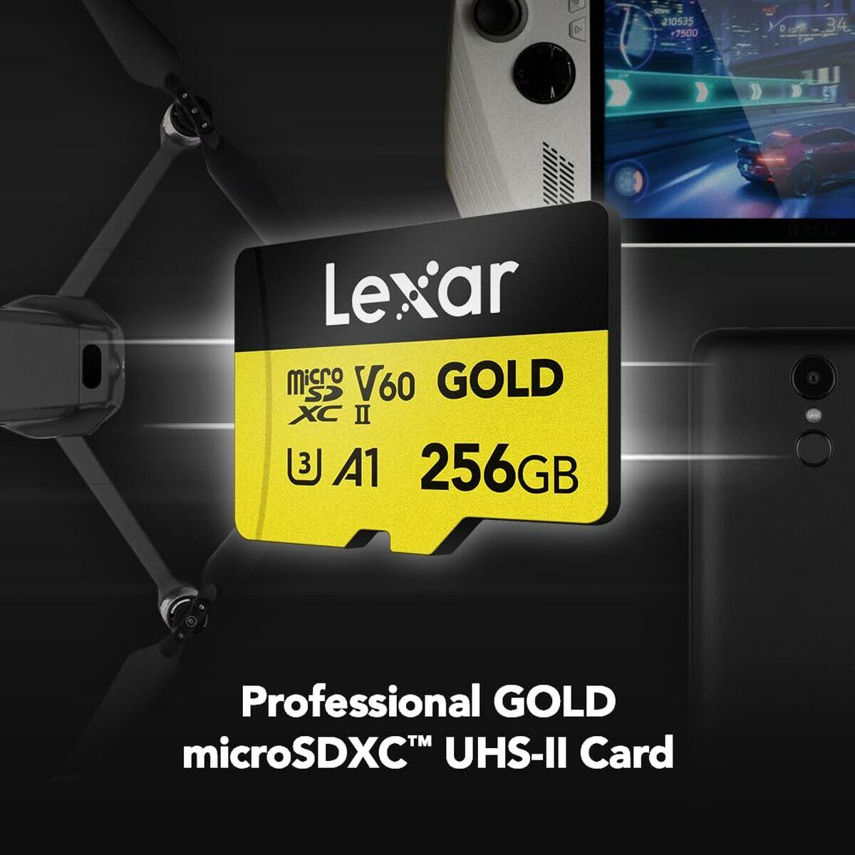 Cartão de Memória SD LEXAR LMSGOLD256G-BNNNG 256 GB 4/5