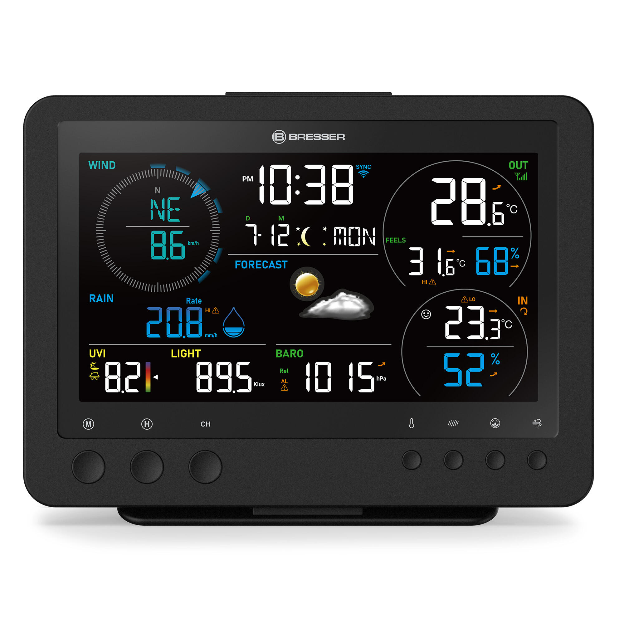 Station météo WiFi professionnelle 8-en-1 2/6
