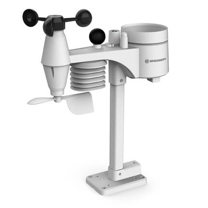 Capteur extérieur 8-en-1 avec panneau solaire orientable