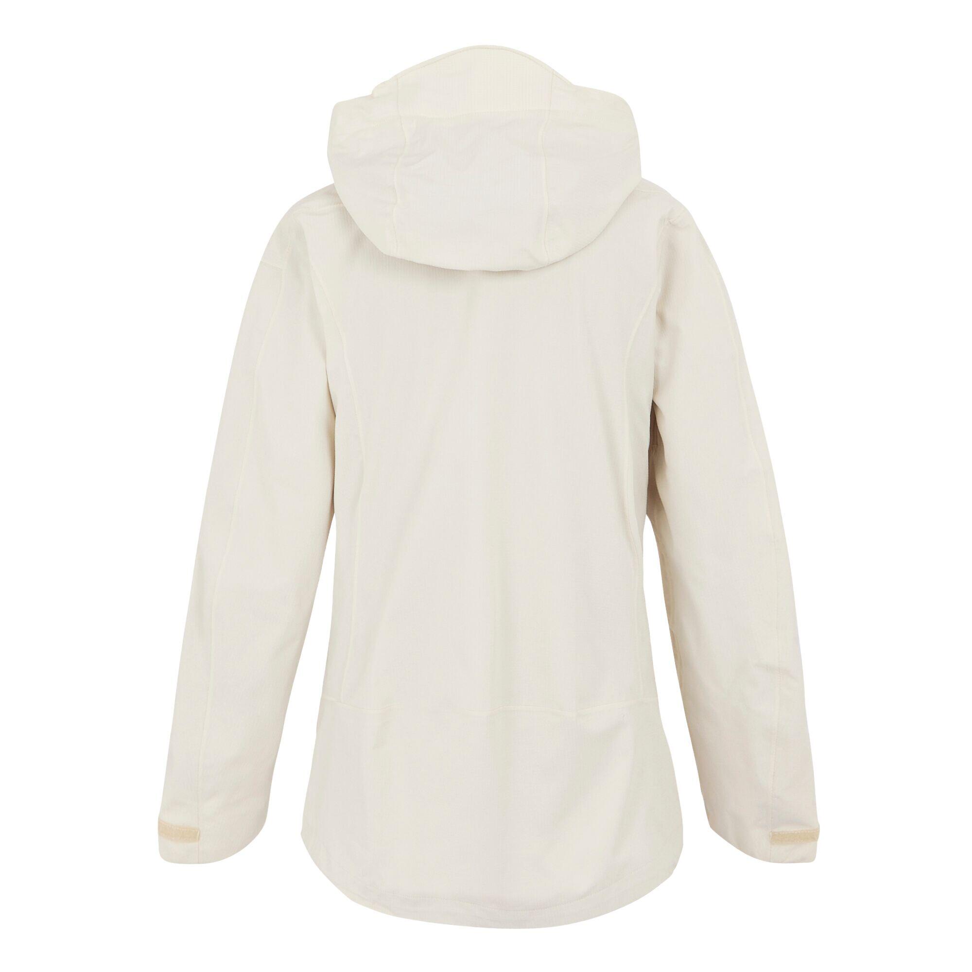Chaqueta Impermeable Okara para Mujer Vainilla Claro 2/5