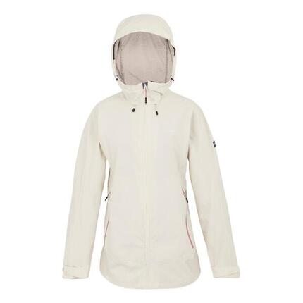 Dames Okara Waterdichte Jas (Licht Vanille/Lila)