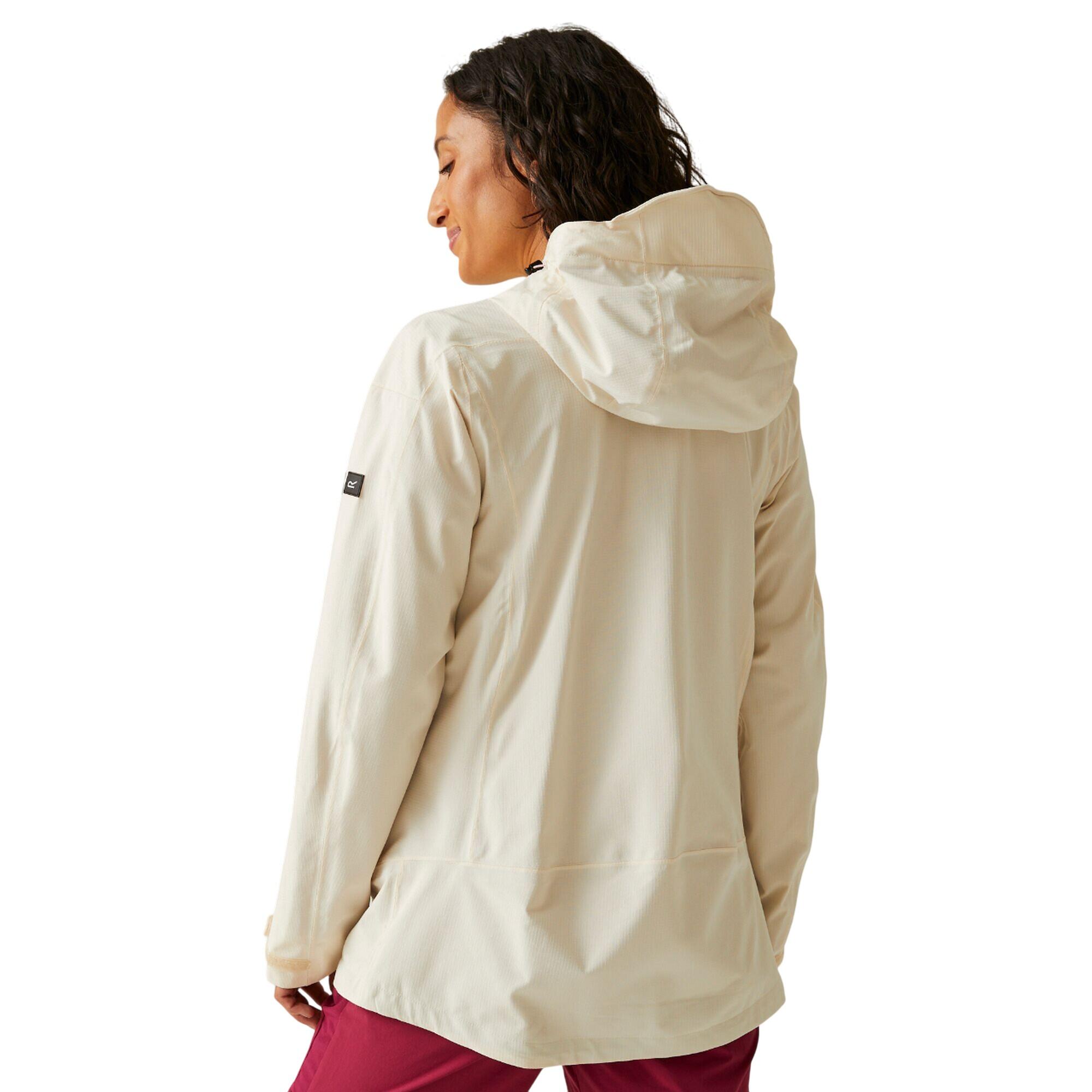 Chaqueta Impermeable Okara para Mujer Vainilla Claro 4/5