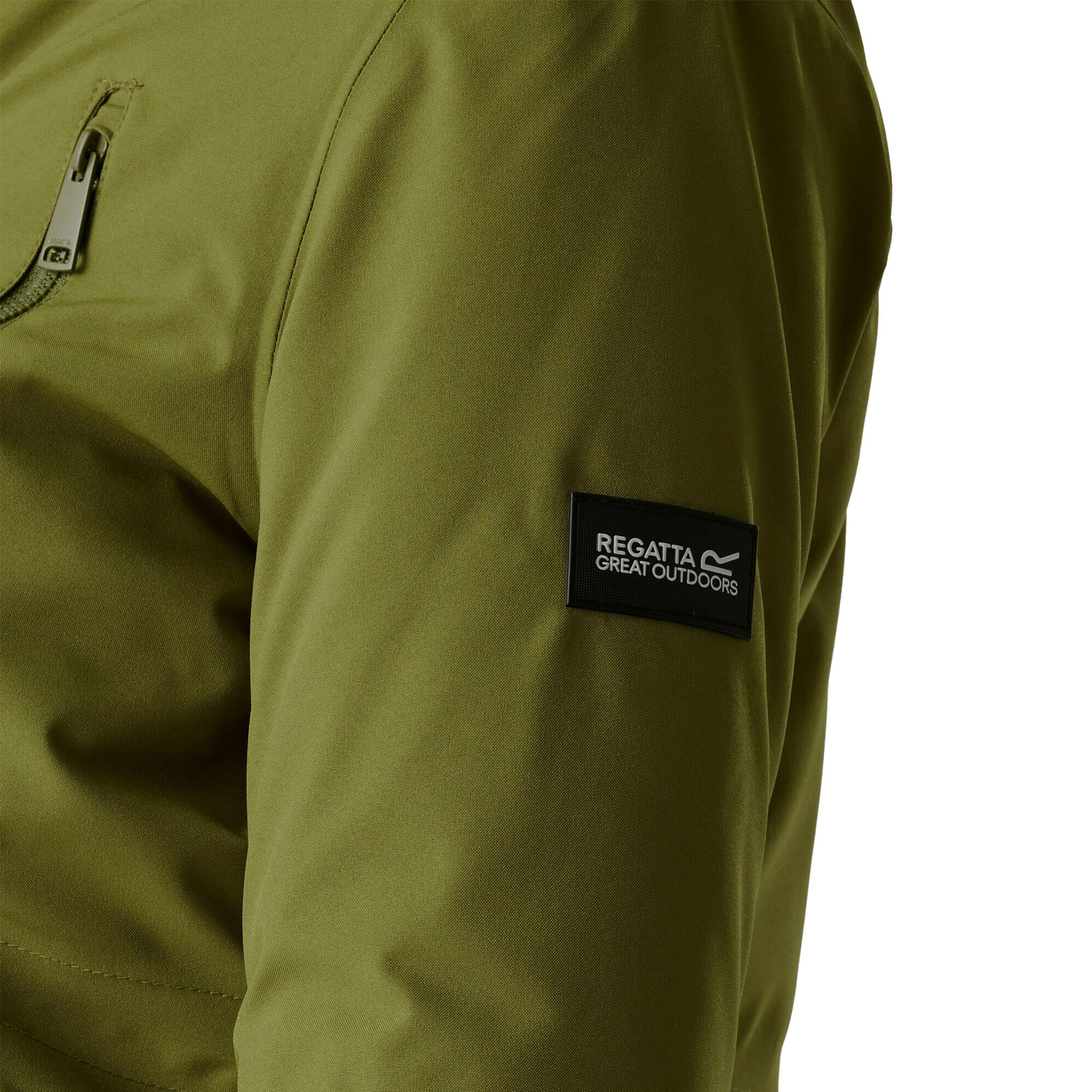 Veste Imperméable VALENTA Femme (Vert Néphrite / Noir) 3/5